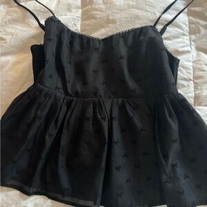 Altar'd State Elegant Black Top